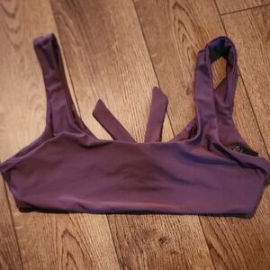 Volcom Purple Bikini Top
